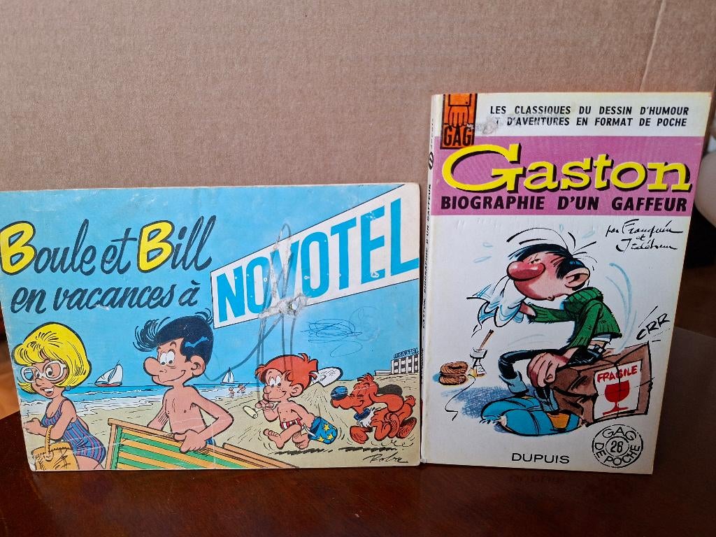 Franquin GASTON Roba Novotel Boule en Bill BD, Gelezen, Verzenden, Franquin, Meerdere stripboeken