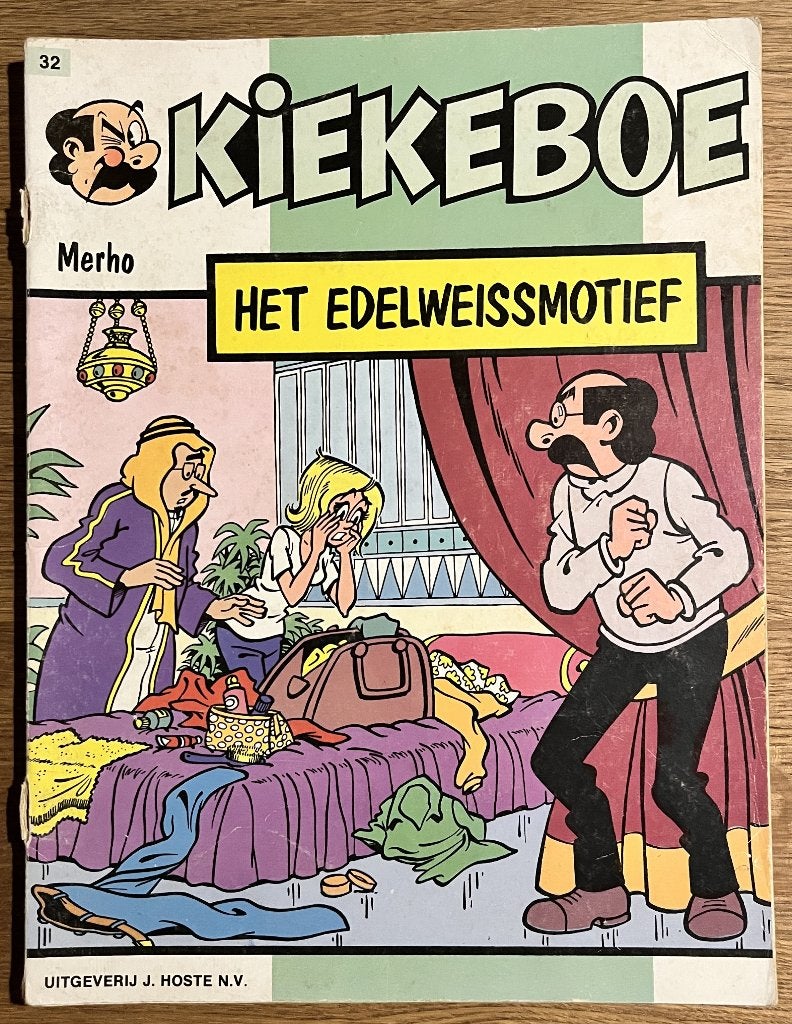 Kiekeboe - Het edelweissmotief - 32 1e dr (1986) Strip, Plusieurs BD, Enlèvement ou Envoi, Utilisé