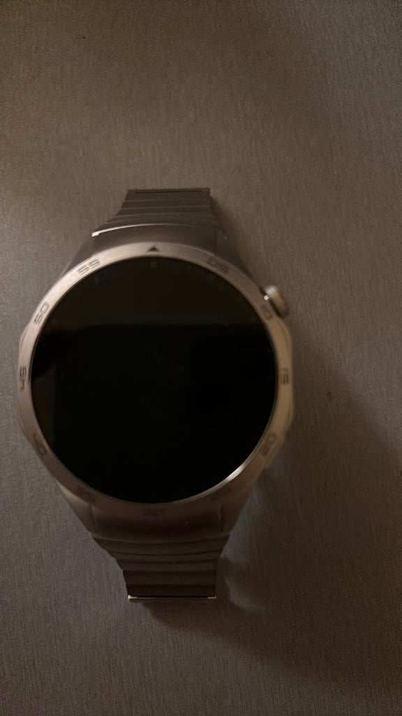 Huawei watch GT4 46mm roestvrij staal versie, Étanche, Enlèvement ou Envoi, Comme neuf, Argent
