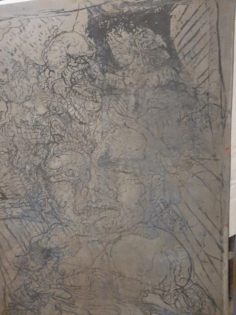 Ets voor stelling, Ophalen