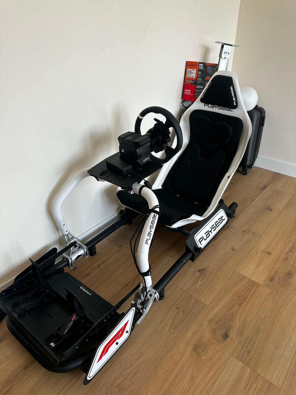 Playseat F1 Editie + Moza Racing Simracing Setup, Ophalen, Zo goed als nieuw