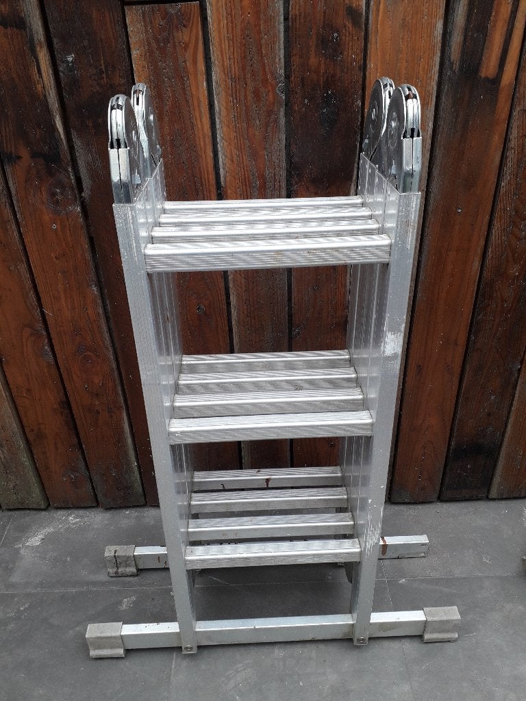 Vouwladder van +/- 3 meter, Ophalen, Gebruikt, Ladder, Opvouwbaar of Inschuifbaar