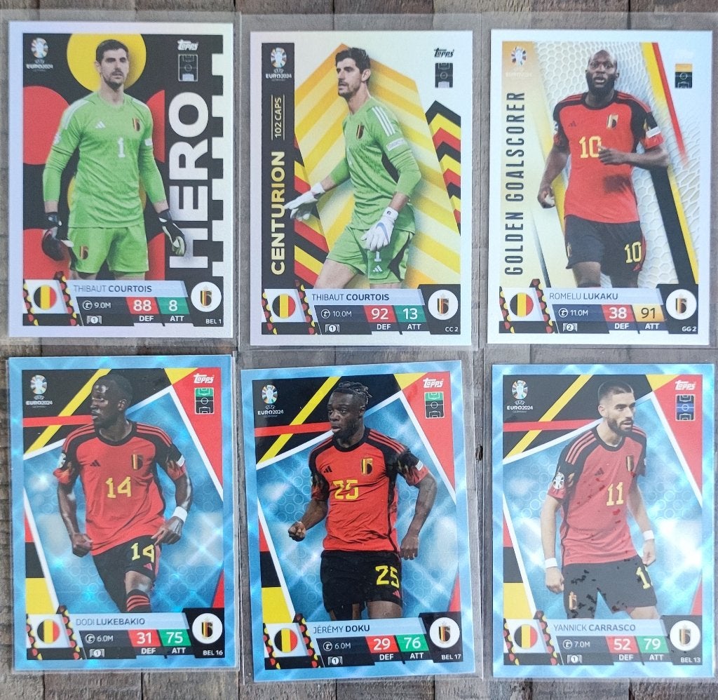 Match attax euro 2024 red devils / EK rode duivels, Ophalen of Verzenden, Nieuw, Meerdere plaatjes