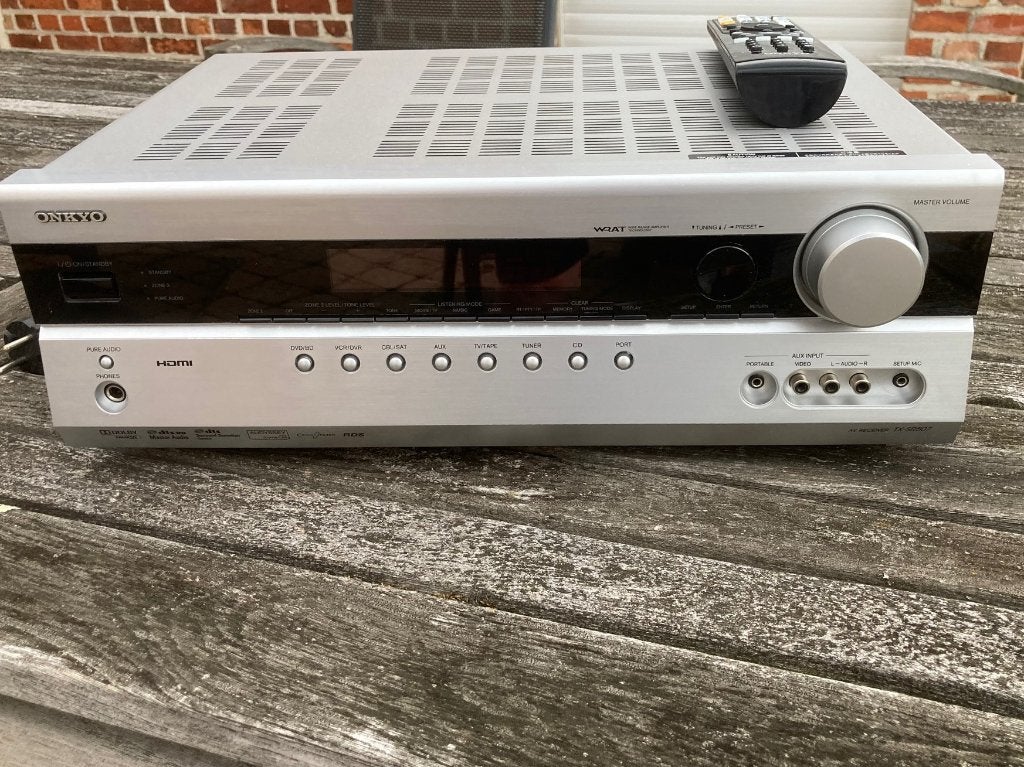 Onkyo TX SR507 (5.1 AV receiver met Pure Audio), Audio, Tv en Foto, Versterkers en Ontvangers, Gebruikt, Ophalen of Verzenden