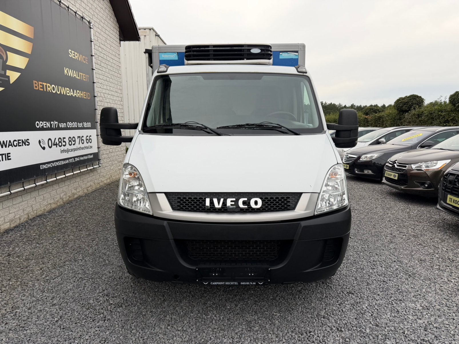 Iveco Daily 2.3 hpi turbo MARKTWAGEN MET KOELCEL automaat !, Automaat, Wit, Diesel, 2298 cc