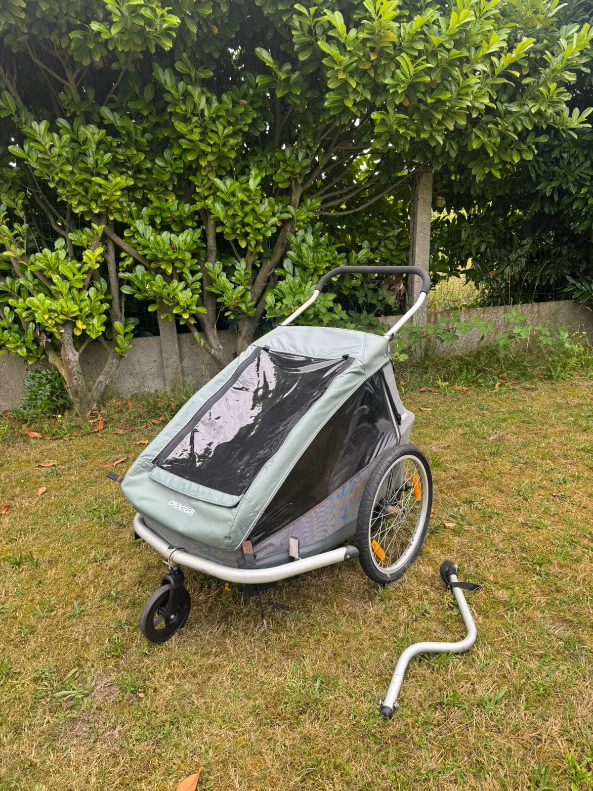 Mooie fietskar merk Croozer voor 2 personen, Fietsen en Brommers, Ophalen, Zo goed als nieuw