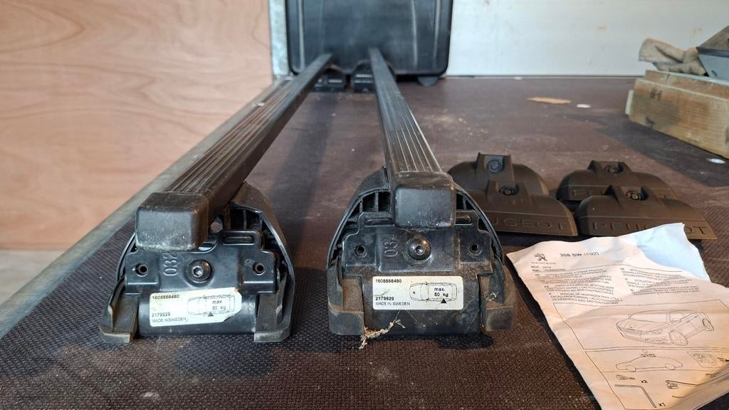 Dakdragers Peugeot 308 SW 2020, Auto diversen, Dakdragers, Gebruikt, Ophalen