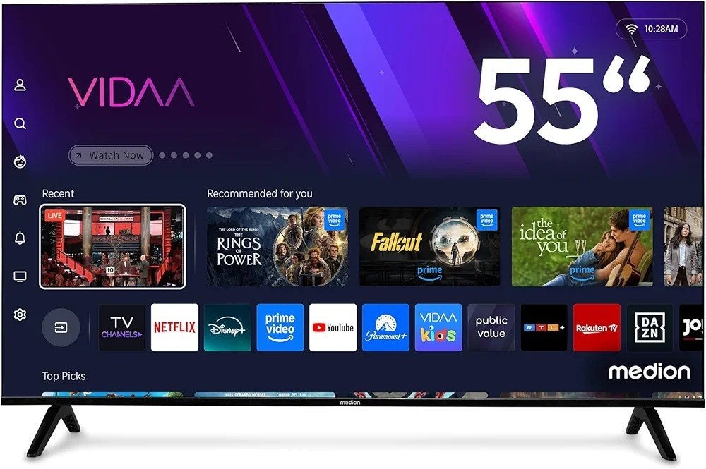 Medion Smart TV 4K, TV, Hi-fi & Vidéo, Télévisions, Autres marques, LCD, Comme neuf, Enlèvement