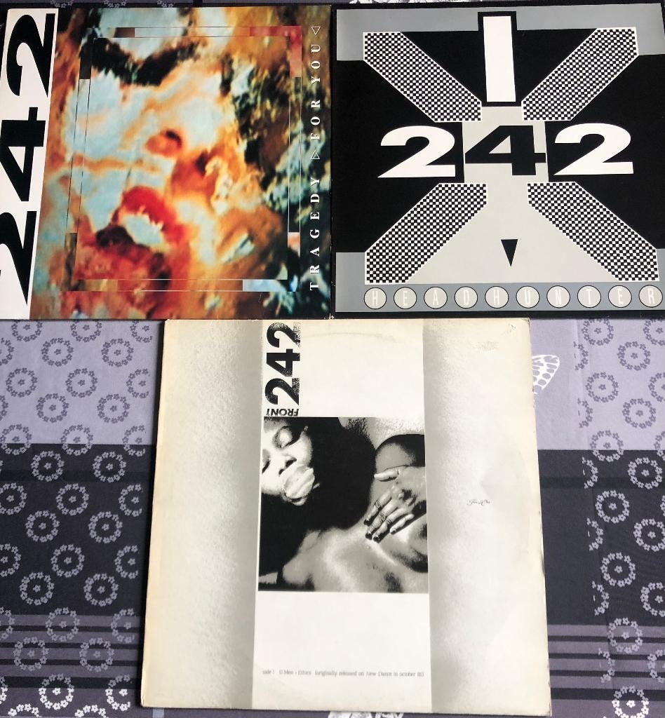 FRONT 242 3X MAXI VINYL, 12 pouces, Pressage original, Enlèvement ou Envoi, 1980 - 1989