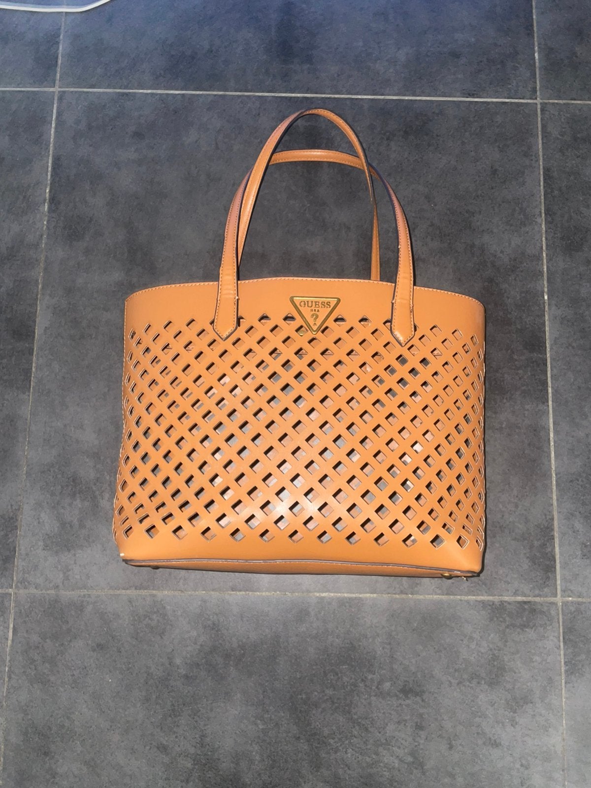 Guess tas, Ophalen, Zo goed als nieuw, Bruin, Handtas