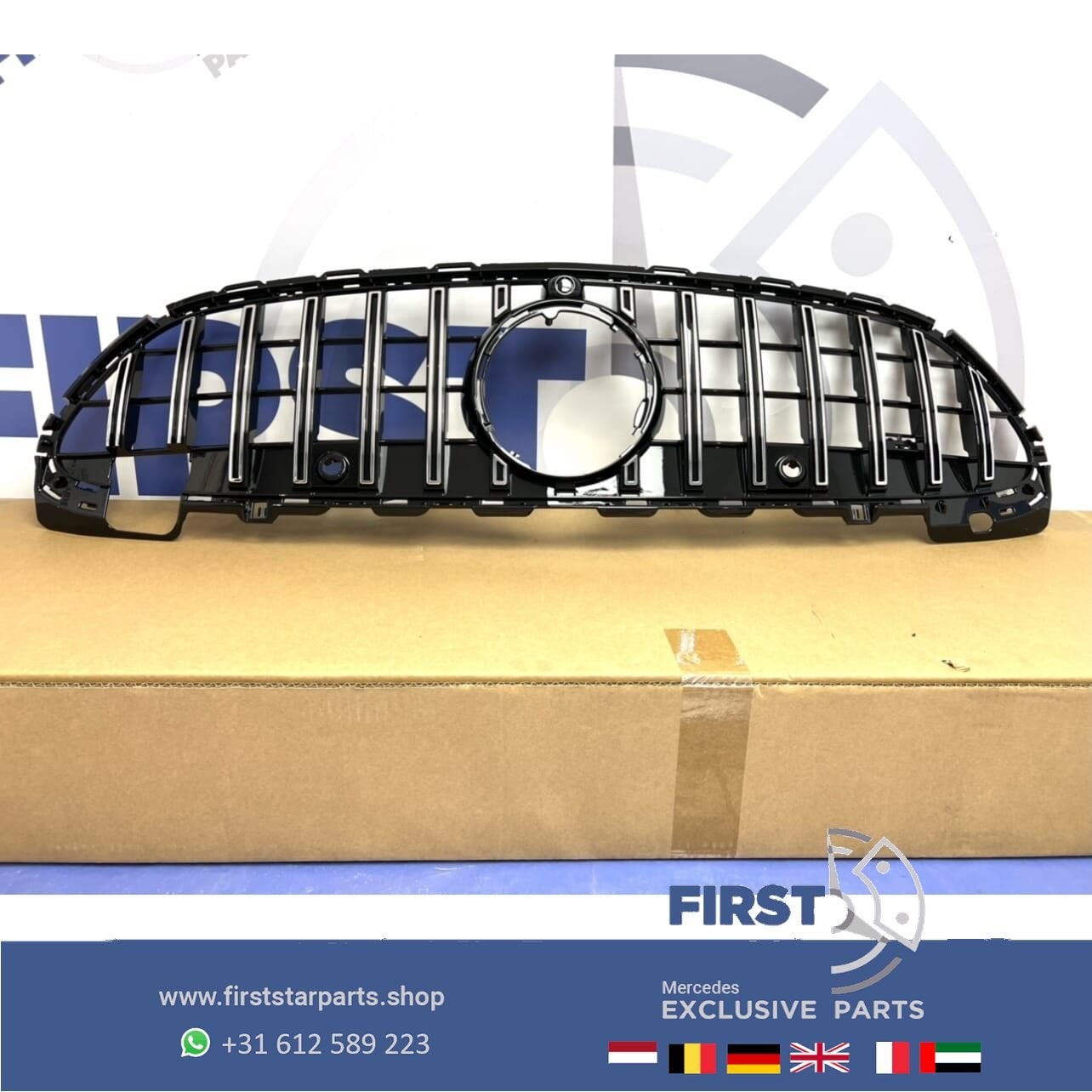 W206 S206 C206 A206 AMG LINE GT GRIL 2021-2024 Mercedes PANA, Gebruikt, -, Ophalen of Verzenden, -
