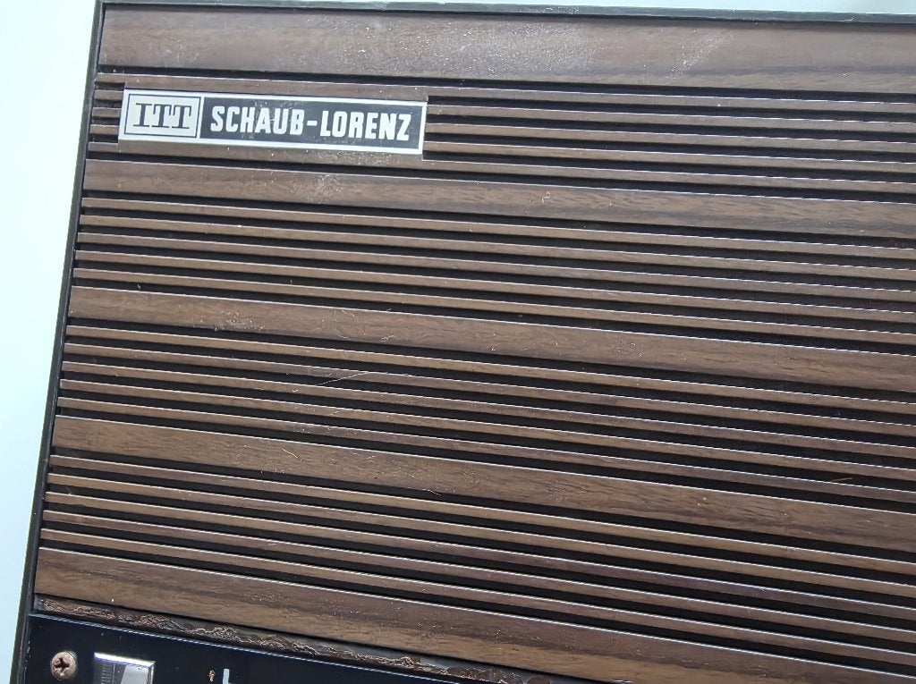 Vintage platenspeler en ITT Stereo radio 3000, Ophalen, Platenspeler