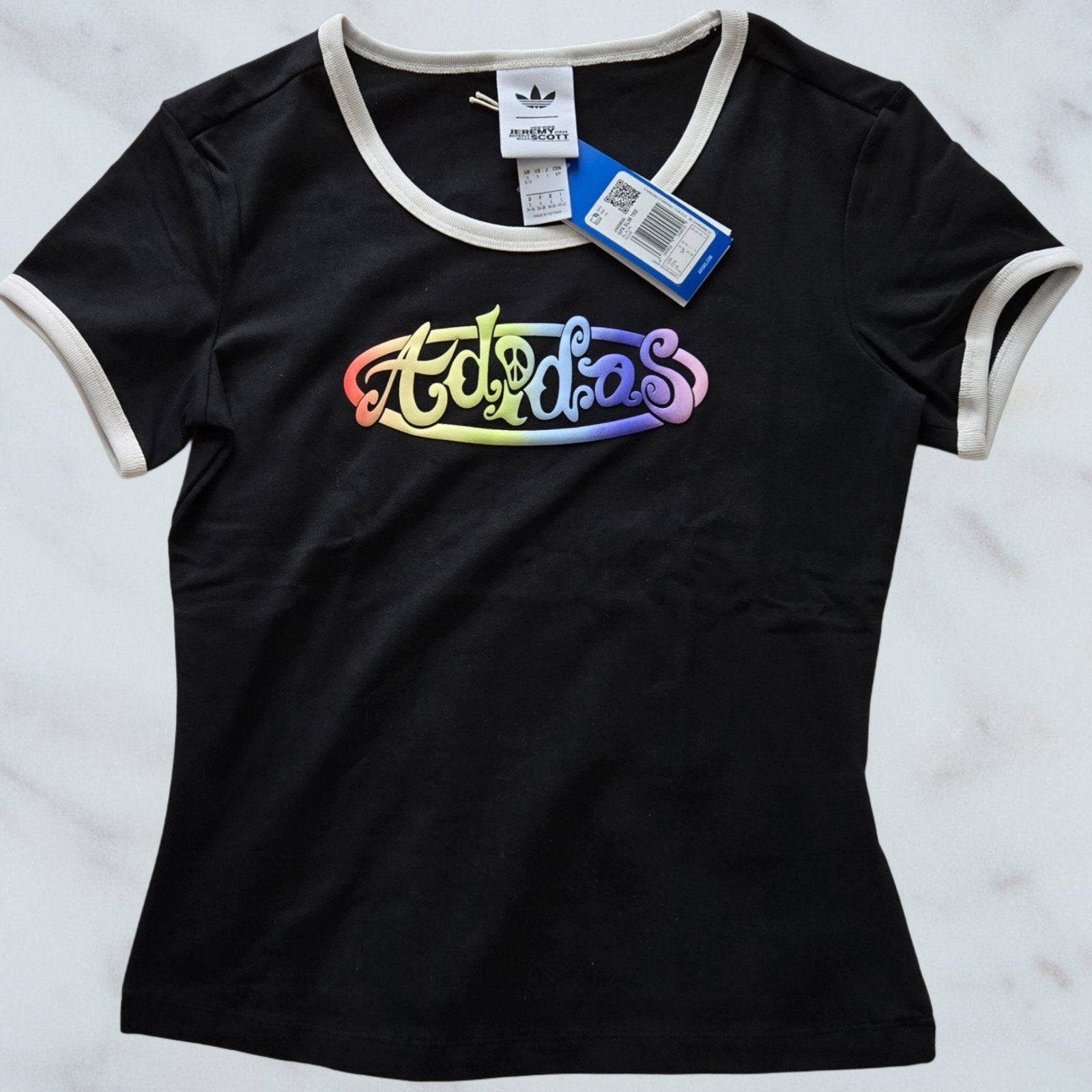 ️ ADIDAS by JEREMY SCOTT ️ T-shirt, Ophalen, Wit, Korte mouw