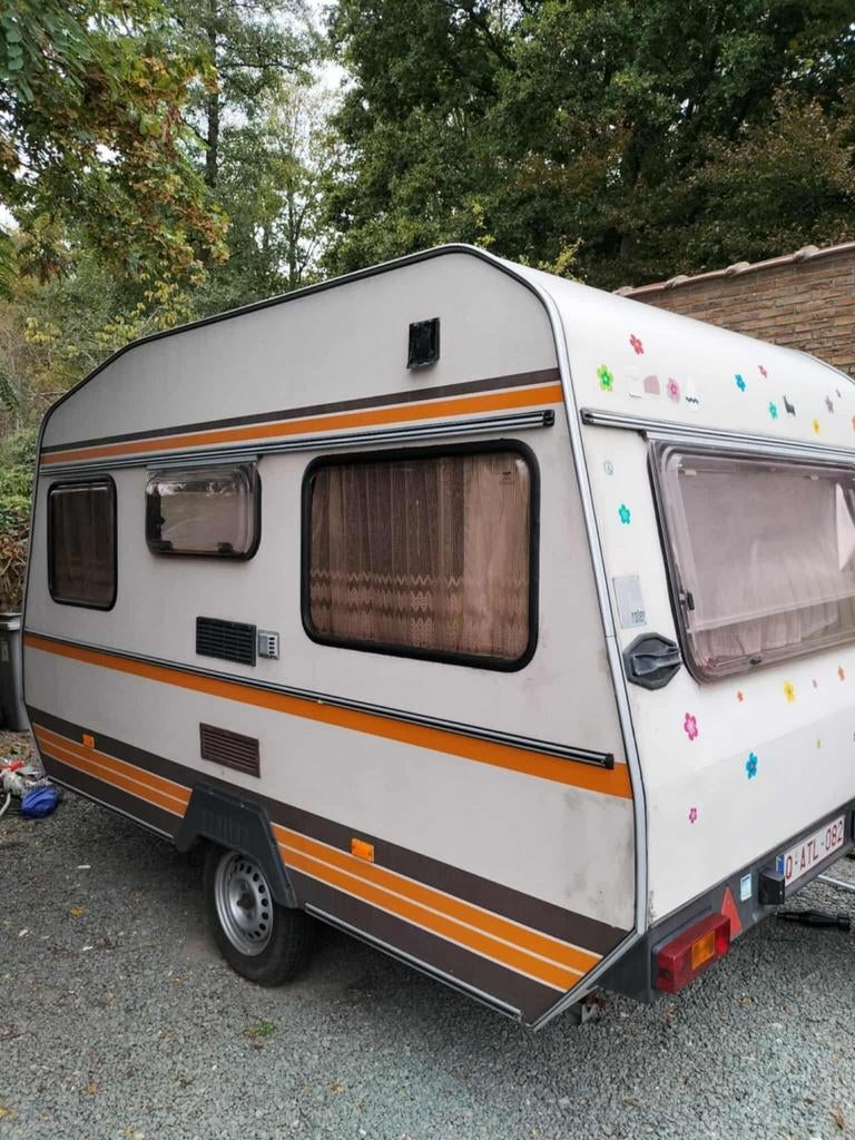 Retro caravan gekeurd, Caravans en Kamperen, Particulier