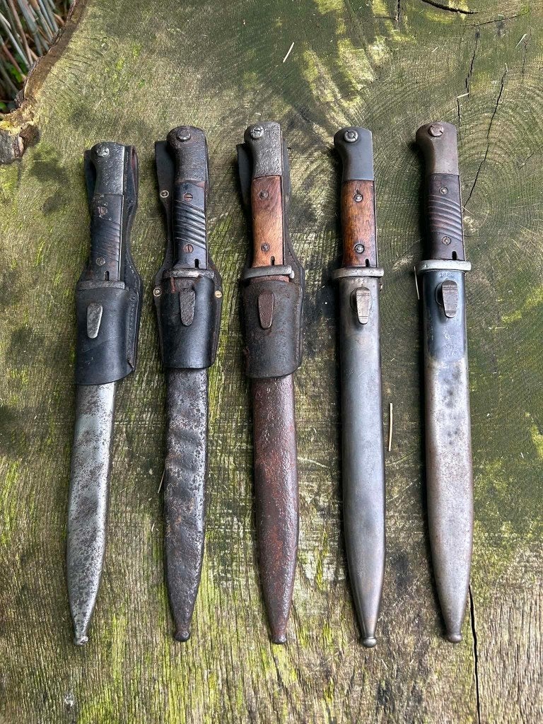 lot de baïonnette allemand ww2, Collections, Enlèvement ou Envoi, Autres