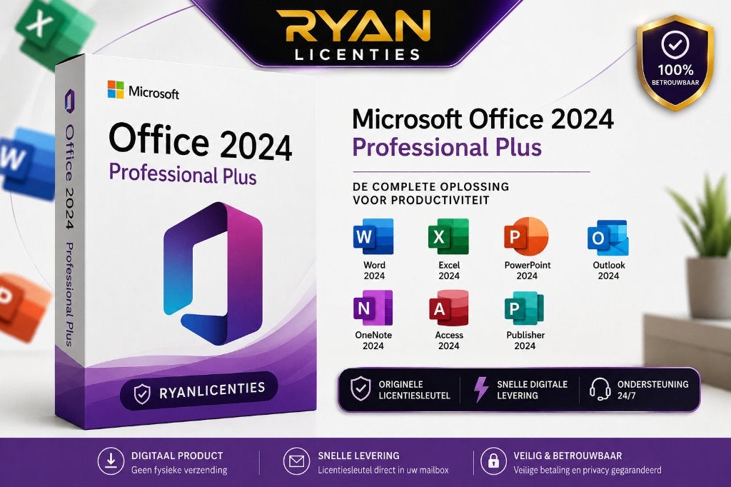 Microsoft Office 2024 Professionnel Plus, Informatique & Logiciels, Logiciel Office, Neuf, Windows, Access, Excel, OneNote, Outlook