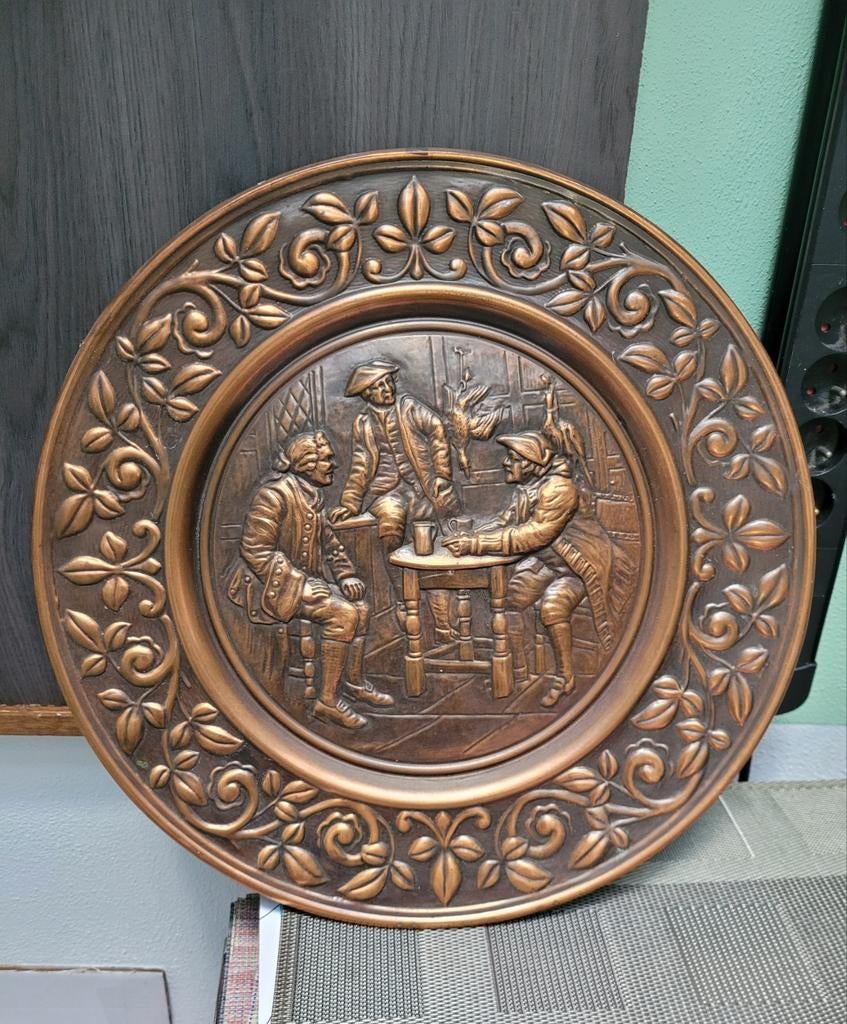 koperen wanddecoratie, Ophalen of Verzenden