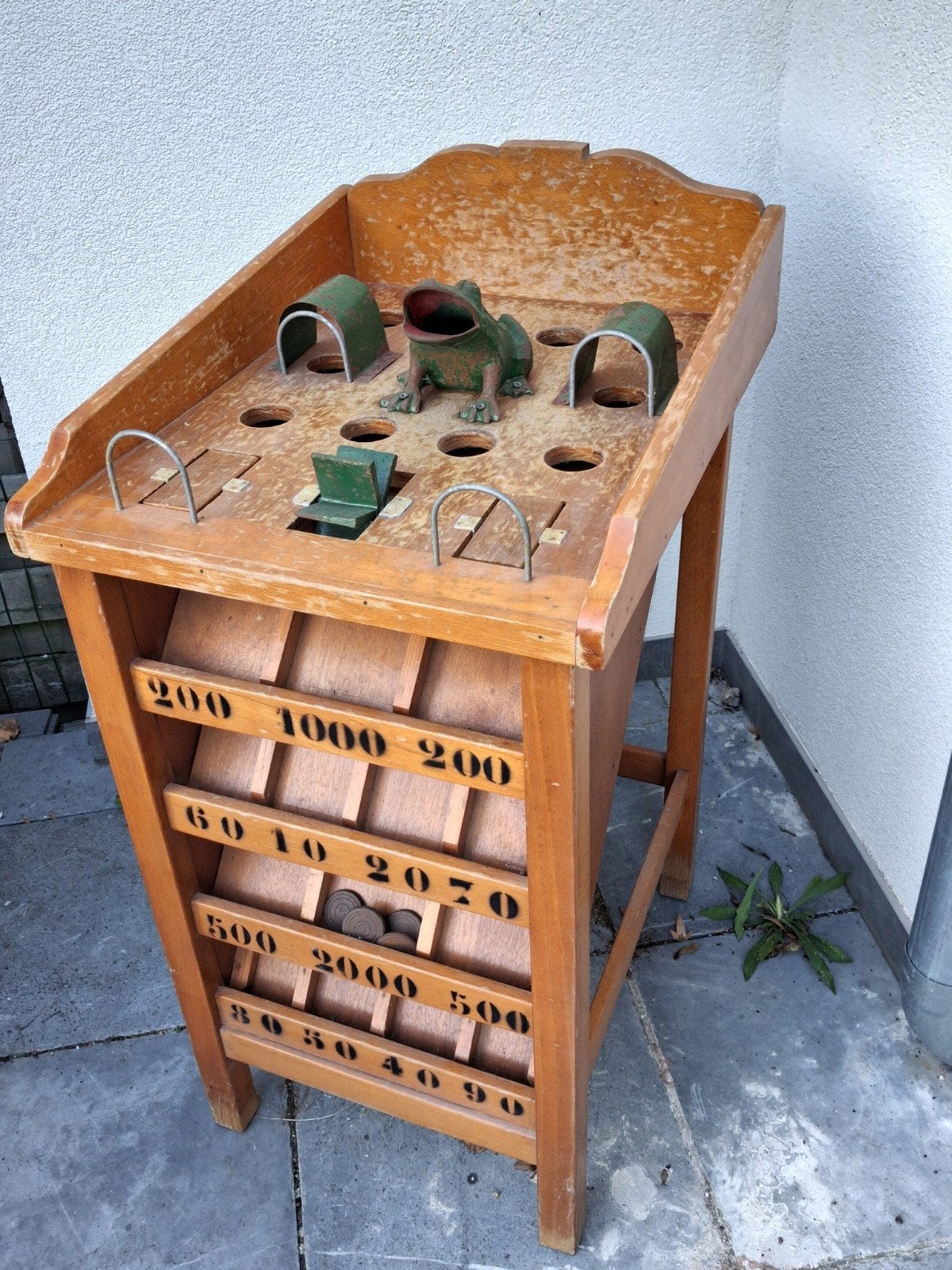 antieke puddenbak, kikkerbak of kikkerspel, Antiek en Kunst, Ophalen