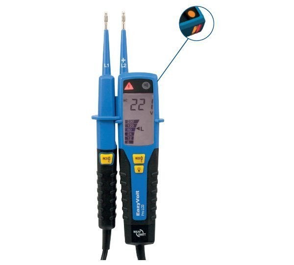 Spanningstester 12-in-1 EazyVolt PRO LCD 1000V, Verzenden