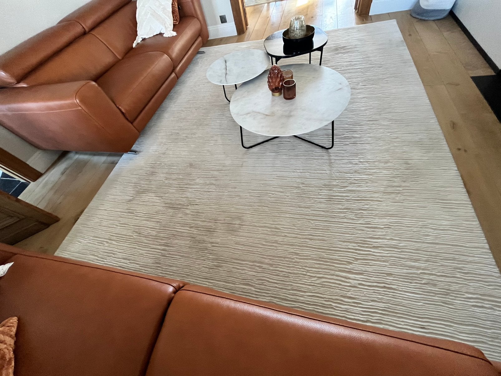 Tapijt ecru 240 x 320, Huis en Inrichting, Stoffering | Vloerbedekking, Ophalen, Zo goed als nieuw, Tapijt