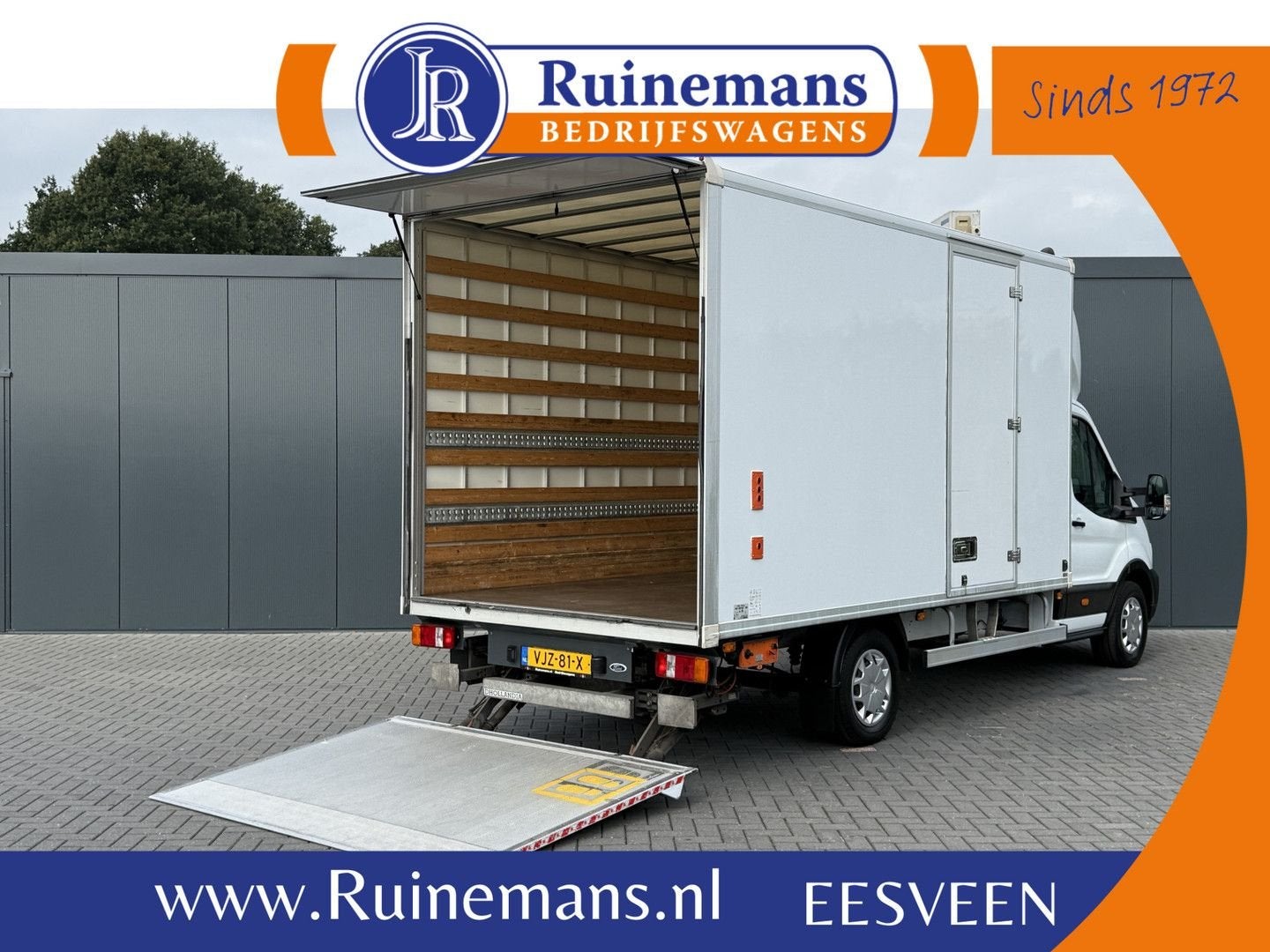 Ford Transit 2.0 TDCI 130 PK AUTOMAAT / BAKWAGEN / DHOLLANDI, Automaat, 283 g/km, Airconditioning, Wit