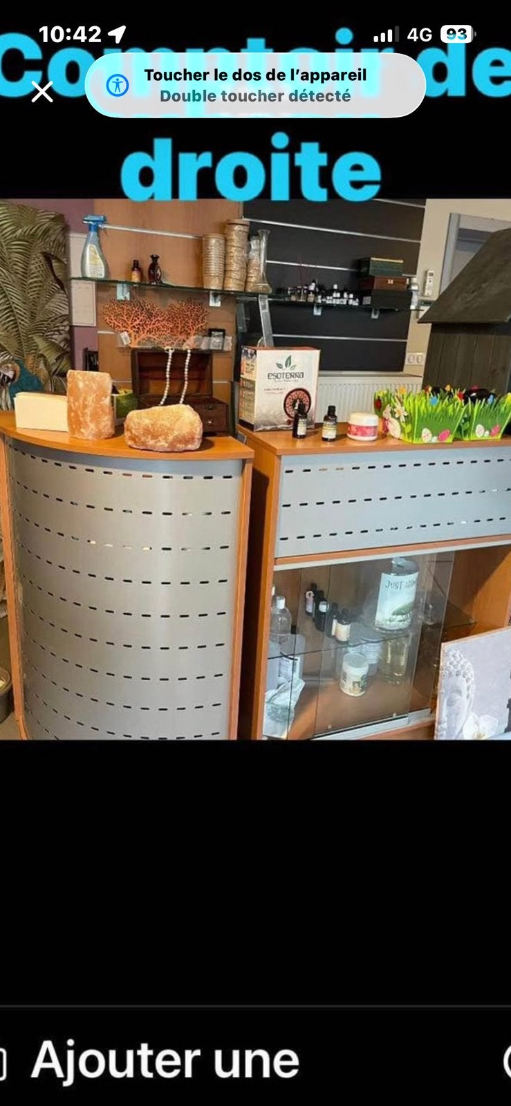 Jolie comptoir etat très correct en 3 pieces, Articles professionnels, Réception ou Hall d'entrée, Enlèvement, Utilisé, Aménagement
