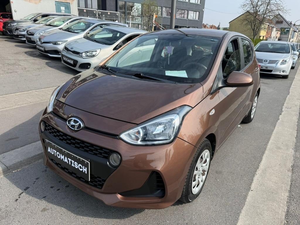 Hyundai i10 1.0i Twist Techno-pakket **12M GARANTIE**, Auto's, Automaat, Stof, Euro 6, Bruin