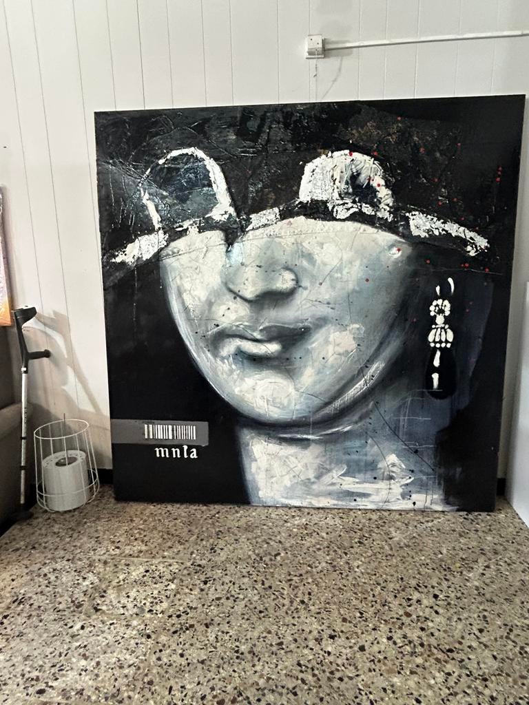 Peinture 190 cm par 190 cm, Enlèvement, Comme neuf, Peinture