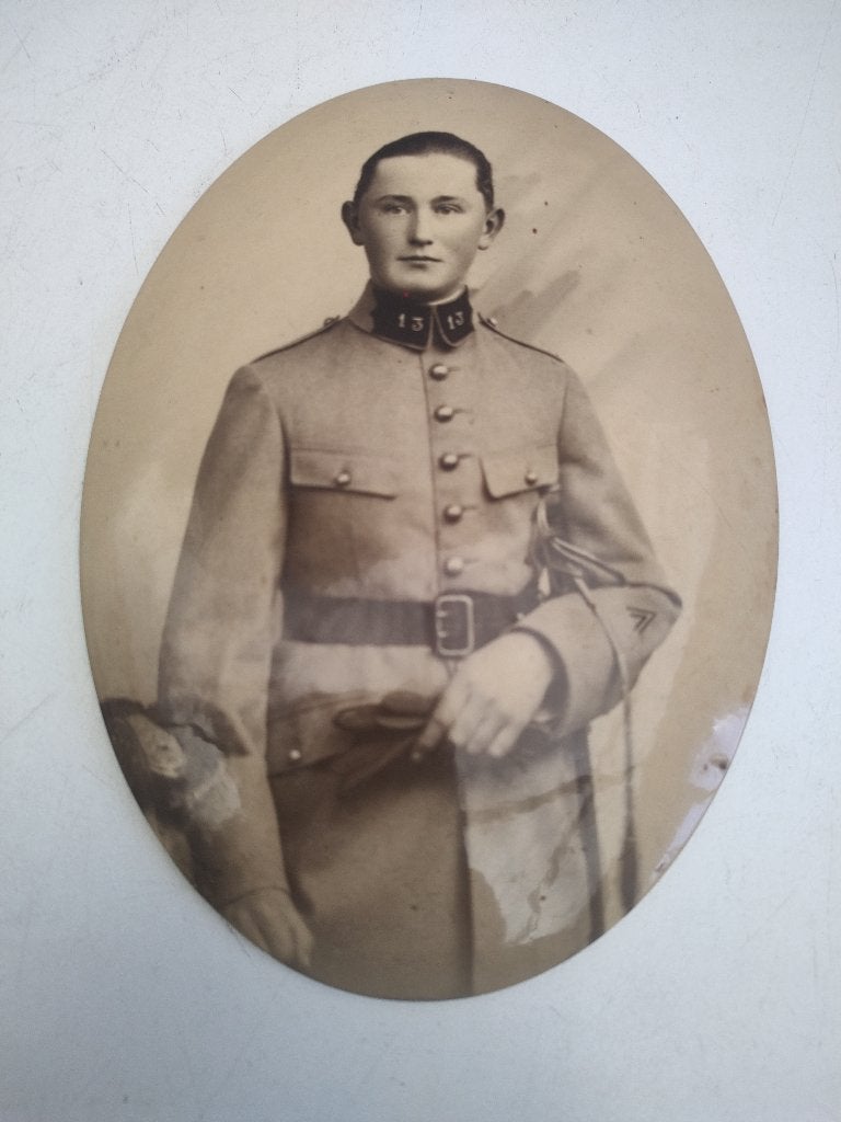 Foto Franse militair 15/21 cm, Verzenden