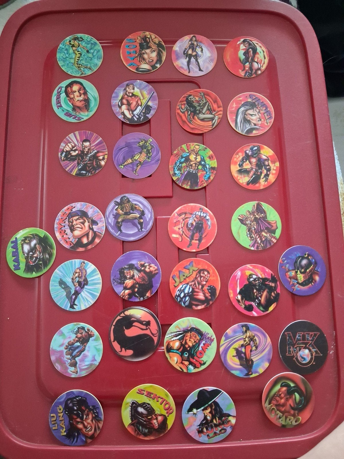 Lot Dunkin Super Caps : Mortal Kombat 32 stuks., Enlèvement, Collection