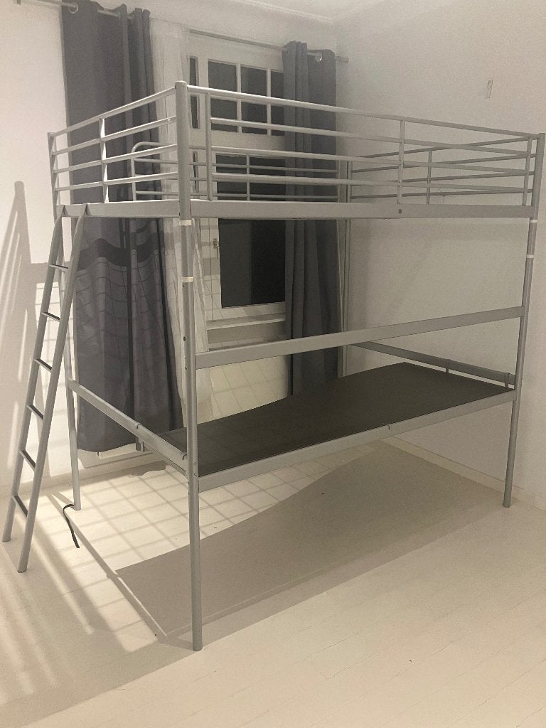 Lit IKEA mezzanine double tromso, Maison & Meubles, 140 cm, Enlèvement, Utilisé, 200 cm