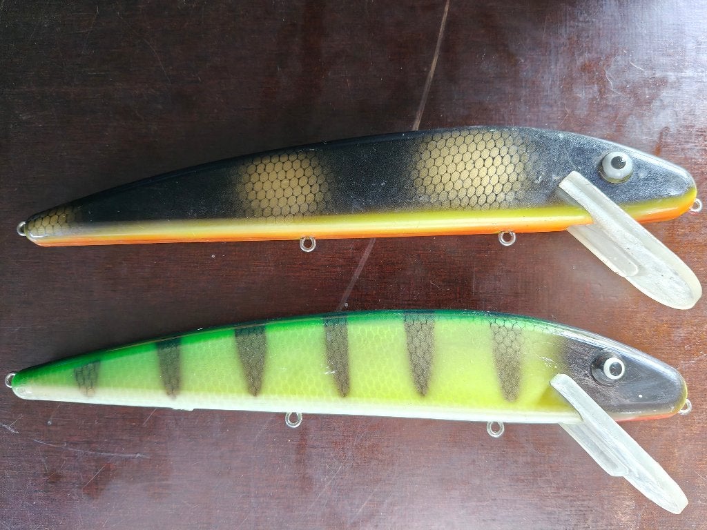 Grandma Lures Grandma 9" Perch en Black Perch, Ophalen, Zo goed als nieuw, Overige typen