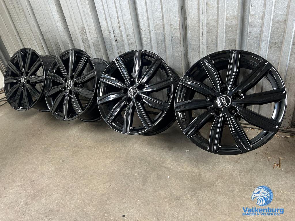 Originele Audi 19 inch zwarte velgen 5x112, Auto-onderdelen, Banden en Velgen, Velg(en), 19 inch, Personenwagen, Gebruikt, Ophalen of Verzenden