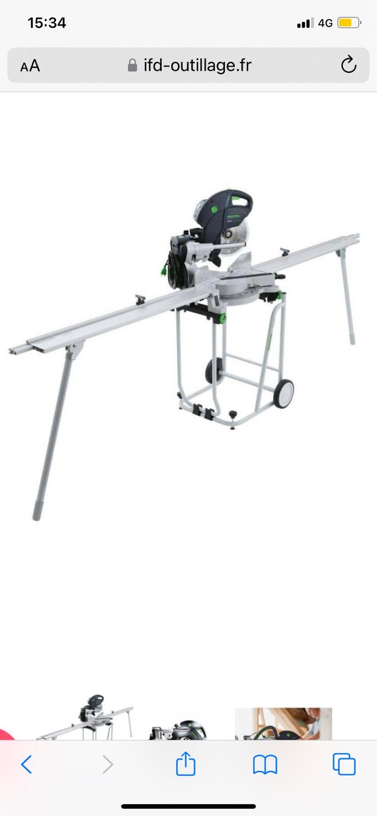 Festool KS88E - Etat Neuf !, Bricolage & Construction, Enlèvement