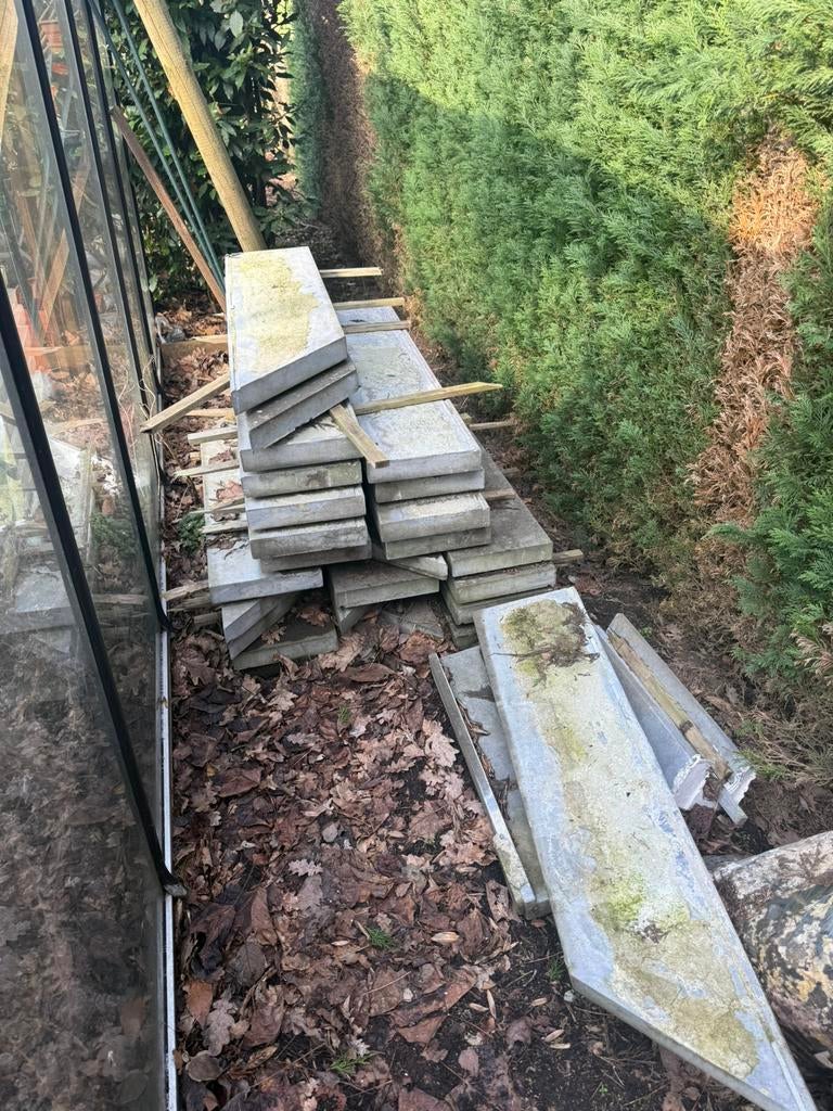 Partij arduinen dorpels. 20 lm, Ophalen, Gebruikt