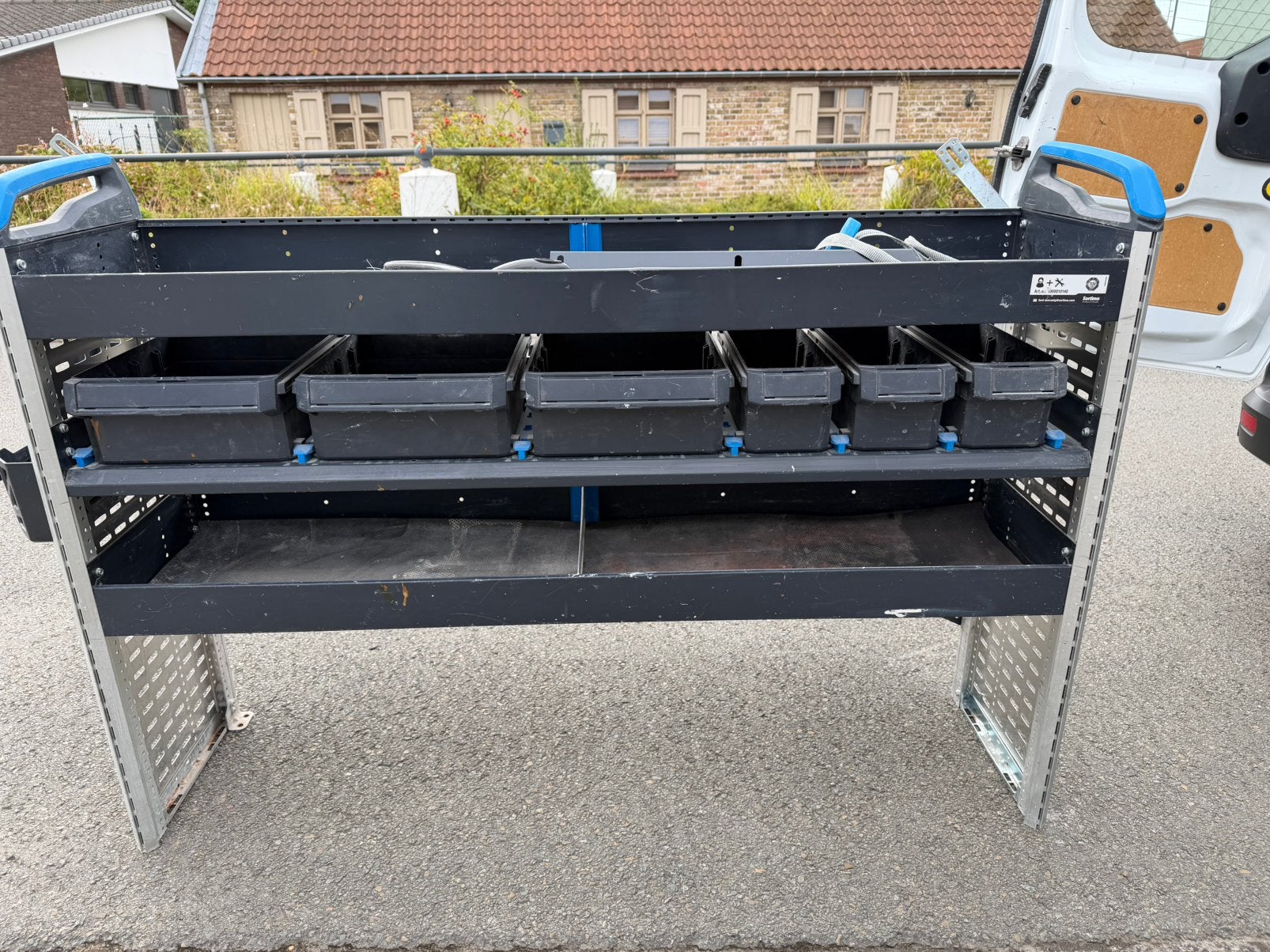 Globelyst bedrijfswageninrichting compleet met bakken, Autos : Pièces & Accessoires, Habitacle & Garnissage, Enlèvement, Utilisé