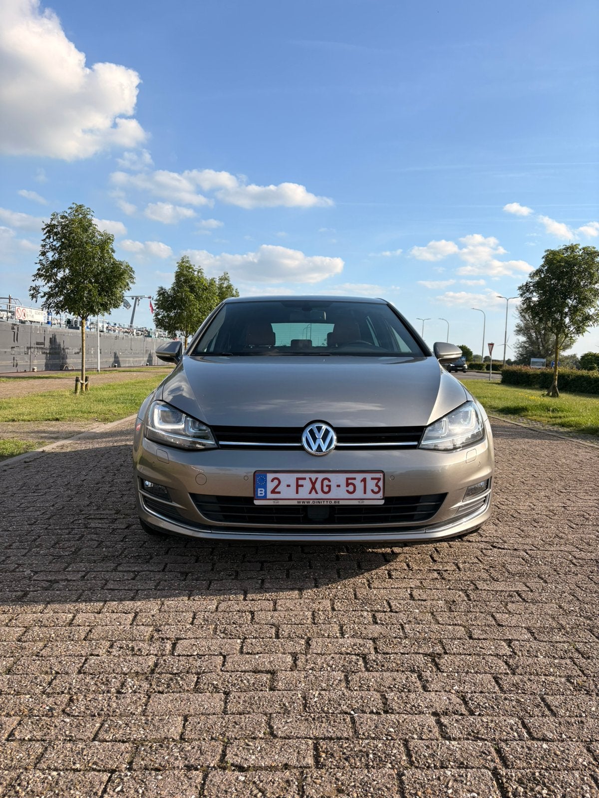 Volkswagen Golf 7 1.4 TSI DSG Edition | Leder/Alcantara, Auto's, Euro 5, Beige, Berline, LED verlichting