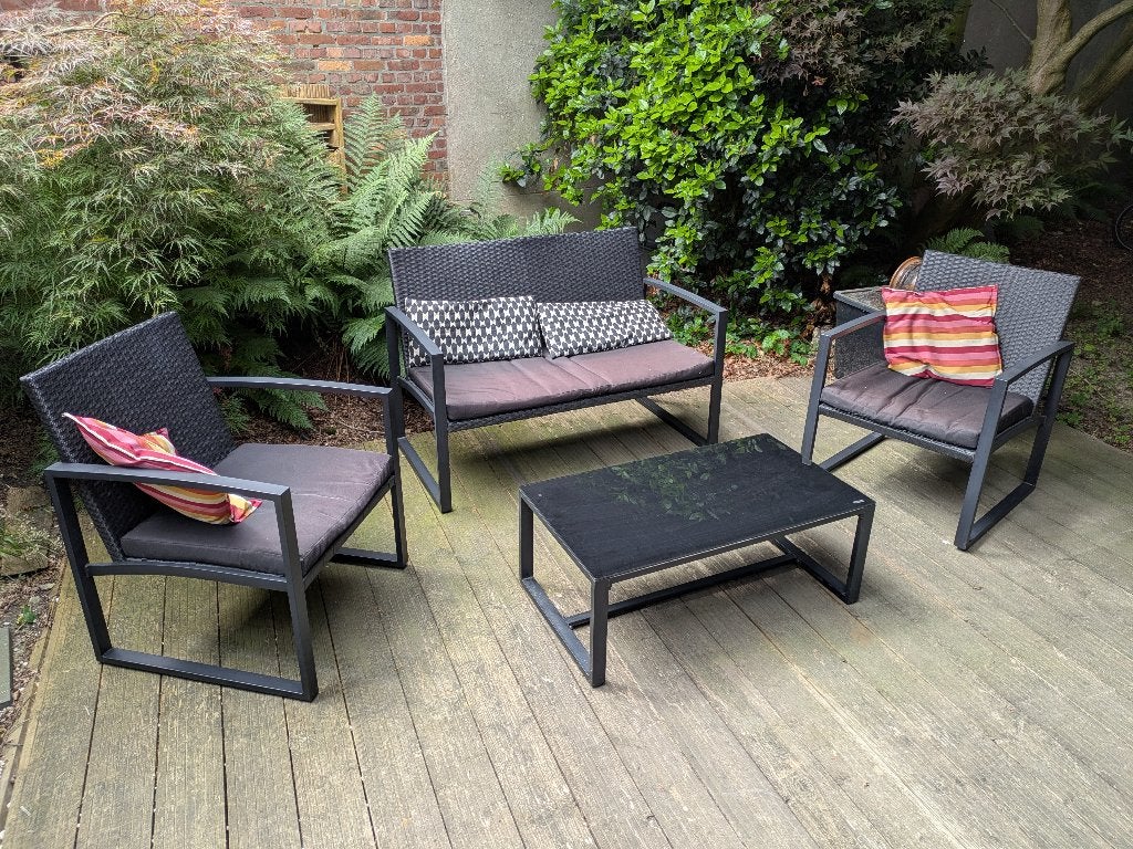 Lounge Tuin, Ophalen, Gebruikt, Bank, Tuinset