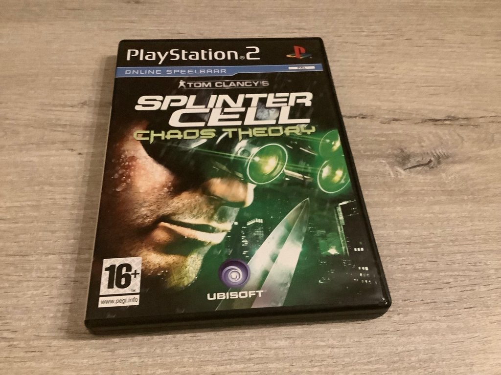 Jeu de théorie du chaos Splinter Cell pour Playstation 2, Enlèvement ou Envoi, 1 joueur, Aventure et Action, Un ordinateur