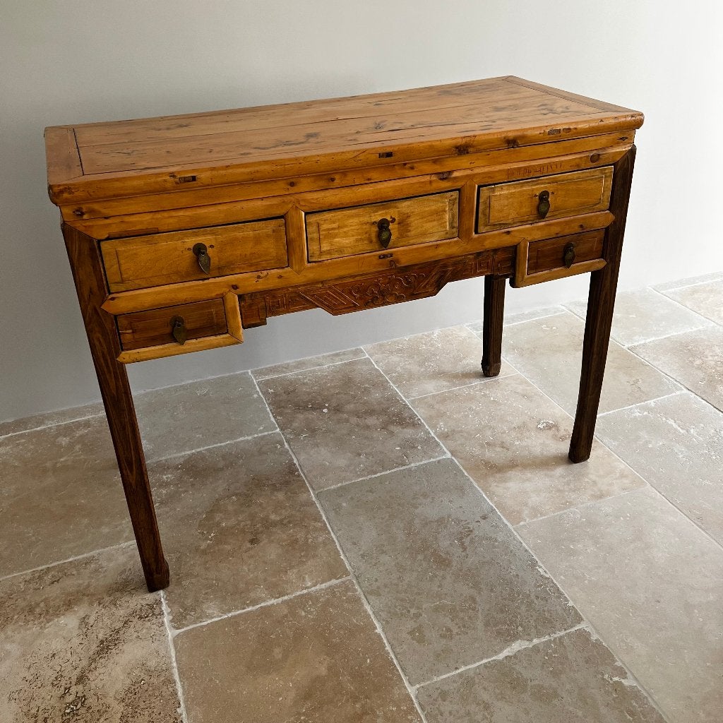 Handgemaakte houten console uit Azië, Antiek en Kunst, Ophalen