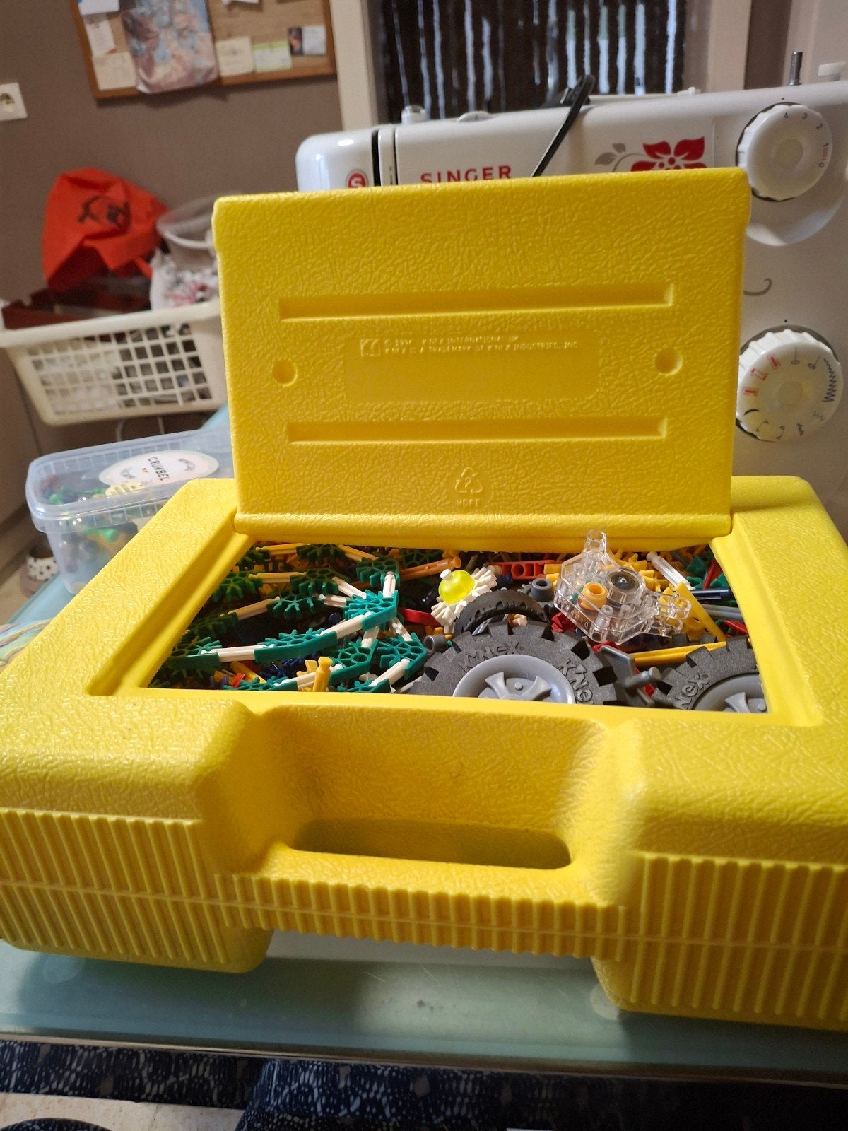 gele doos k´nex, Ophalen of Verzenden