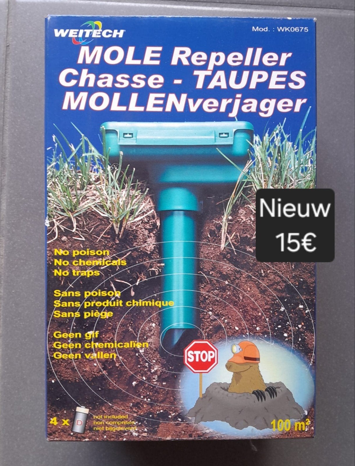 mollenverjager Nieuw, Tuin en Terras, Ophalen, Nieuw, Overige soorten