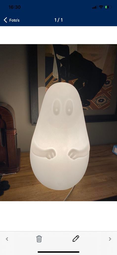 Kinderlamp Barbapapa, Ophalen, Zo goed als nieuw