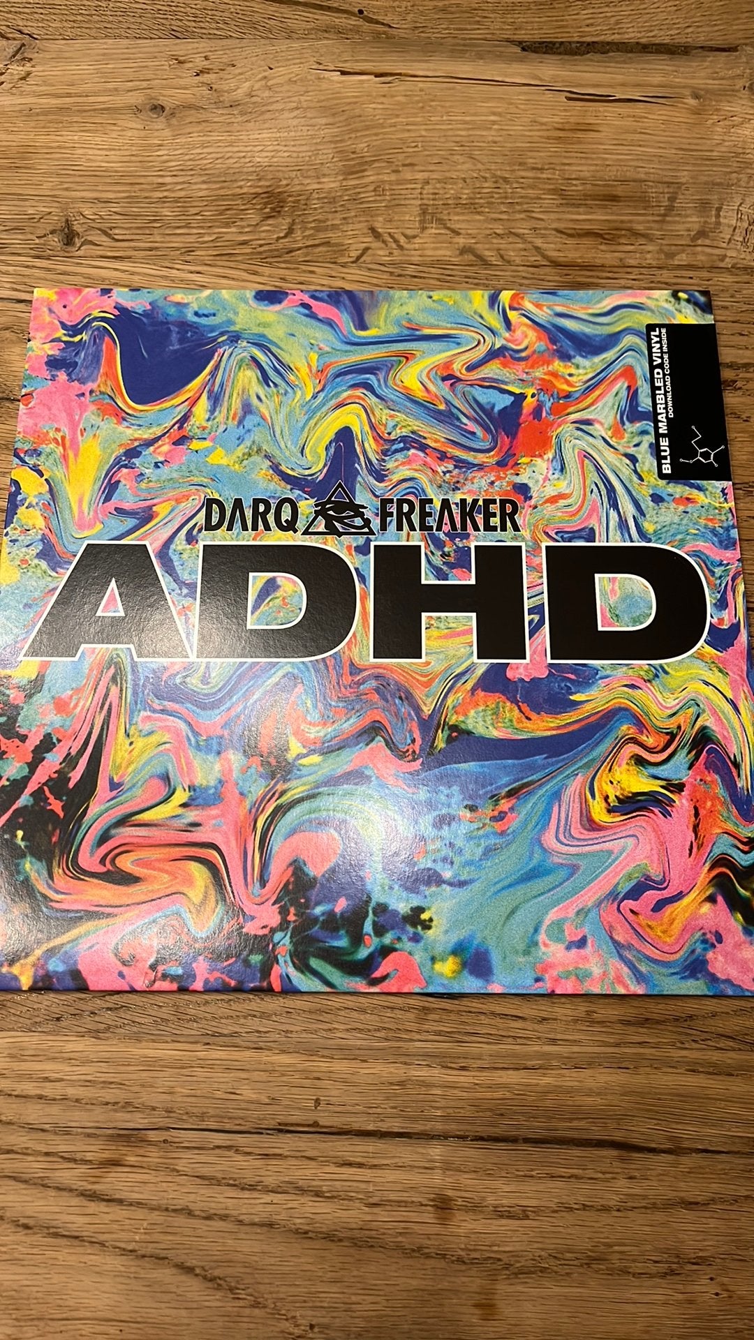 Album vinyle ADHD Darq E Freaker, CD & DVD, Comme neuf, Enlèvement, Electro, Avec pochette intérieure