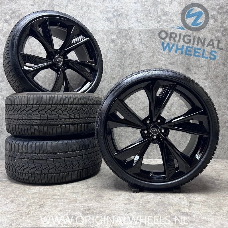 22 inch originele velgen + winterbanden Audi RS6 RS7 4K06010, Pneus et Jantes, -, Autres dimensions, Utilisé