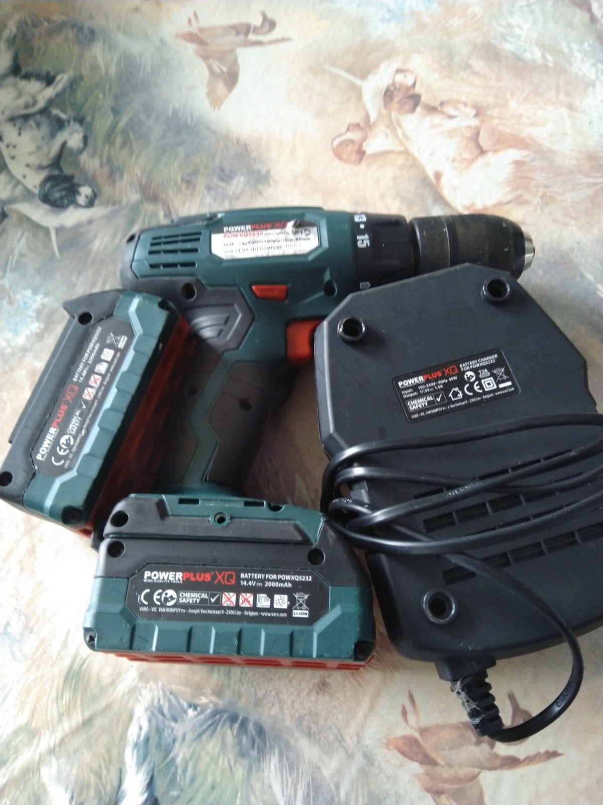 Accu boormachine PowerPlus 14,4 volt Li-ion 2000mAh, Ophalen, Boormachine