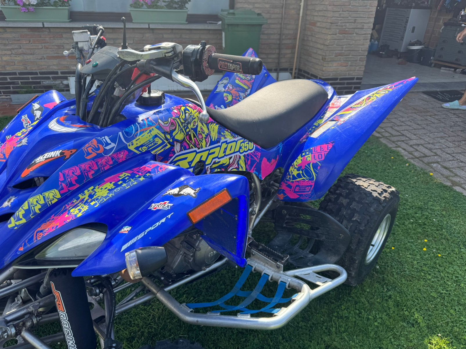 Yamaha Raptor 350, Motoren, 1 cilinder, 350 cc