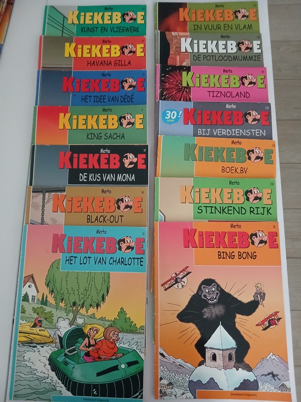 lot Kiekeboe strips, Boeken, Stripverhalen, Meerdere stripboeken, Ophalen, Gelezen
