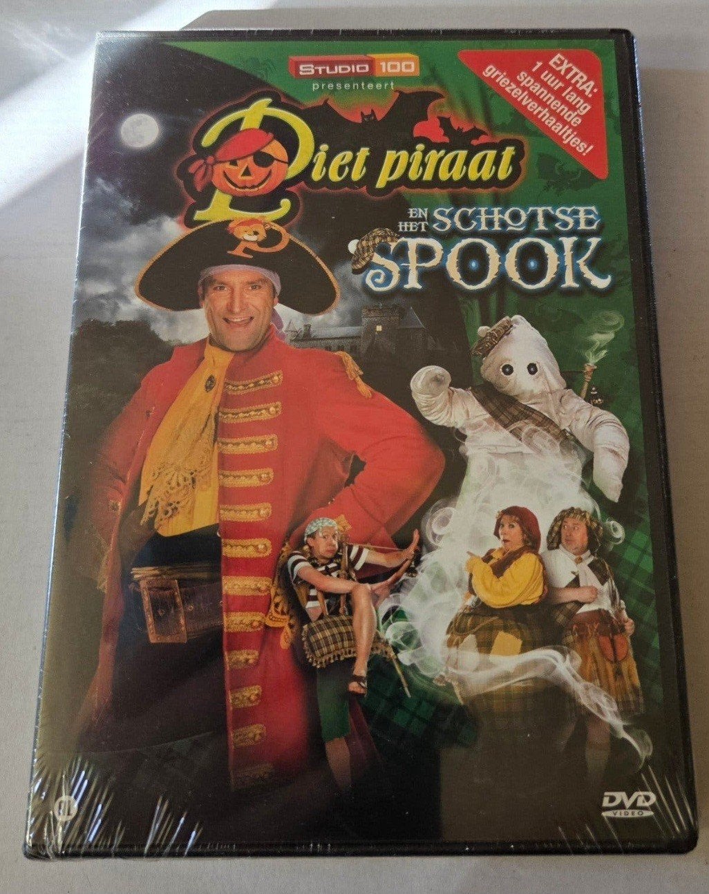 Piet Piraat en het Schotse Spook - DVD (nieuw), Alle leeftijden, Ophalen of Verzenden, Nieuw in verpakking, Nederlands