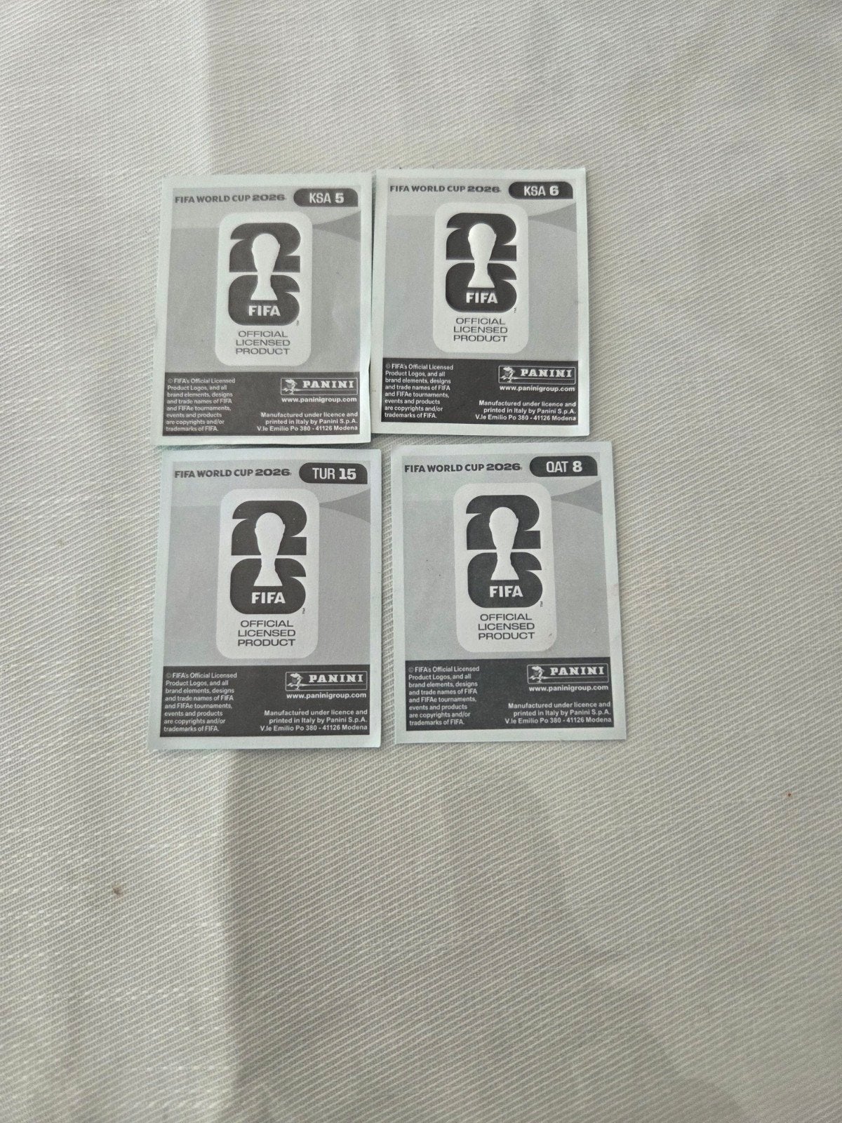 Stickers Panini, Enlèvement
